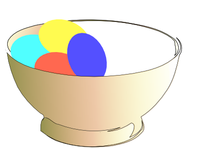 Download free round color bowl icon